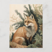 Red Fox Postkarte (Vorderseite)