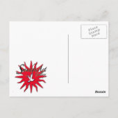 Red Fox Postkarte (Rückseite)