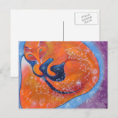 Red Fox. Postkarte (Vorne/Hinten)