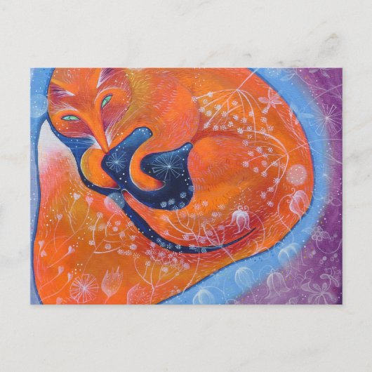 Red Fox. Postkarte (Vorderseite)