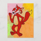Red Fox Postkarte (Vorderseite)