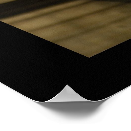 Red Fox Print Poster (Ecke)