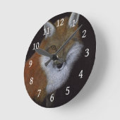 Red Fox Runde Wanduhr (Winkel)