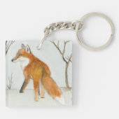 Red Fox Schlüsselanhänger (Rückseite)