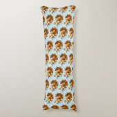 Red Fox Schwanzes Kitsune Kasai Seitenschläferkissen (Vorderseite Vertikal)