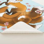 Red Fox Schwanzes Kitsune Kasai Sherpadecke (3/4)