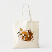 Red Fox Schwanzes Kitsune Kasai Tragetasche (Vorne)