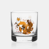 Red Fox Schwanzes Kitsune Kasai Whiskyglas (Vorderseite)