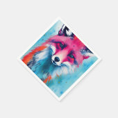 Red Fox Serviette (Ecke)