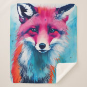 Red Fox Sherpa Blanket Sherpadecke (Vorderseite)