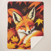 Red Fox Sherpa Blanket Sherpadecke (Vorderseite)