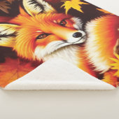 Red Fox Sherpa Blanket Sherpadecke (3/4)