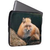 Red Fox Sleeping Laptopschutzhülle (Vorne Rechts)