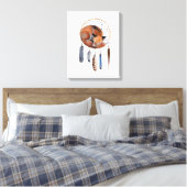 Red Fox Sleeping on Dreamcatcher Leinwanddruck (Insitu (Schlafzimmer))