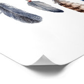 Red Fox Sleeping on Dreamcatcher Poster (Ecke)