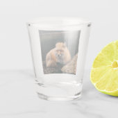 Red Fox Sleeping Schnapsglas (Rückseite)