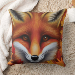 Red Fox Throw Kissen