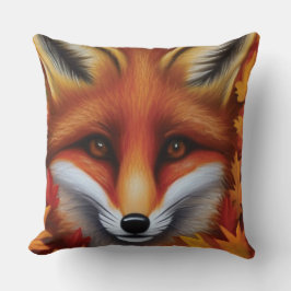 Red Fox Throw Kissen