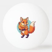 Red fox tischtennisball (Rückseite)