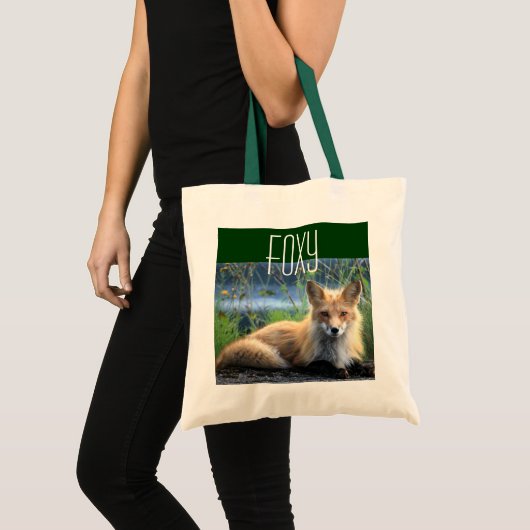Red Fox Tote Bag Tragetasche (Vorderseite (Produkt))