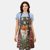 Red Fox und Foxhandschuhe William Morris Inspirier Schürze (Getragen)