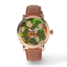 RED FOX UNTER DEN GRÜNEN BLÄTTER UND FOLIAGE