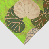 RED FOX UNTER DEN GRÜNEN BLÄTTER UND FOLIAGE SEIDENPAPIER (Detail)