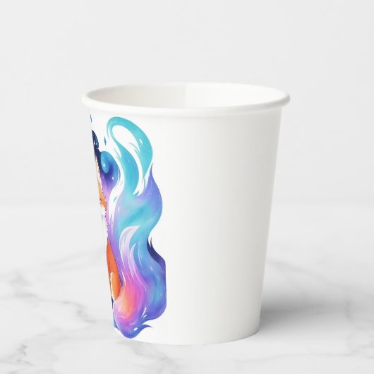 Red Fox Verzauberung Geburtstag Pappbecher (Links)