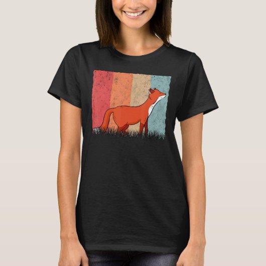 Red Fox Vintag 2 T-Shirt (Vorderseite)