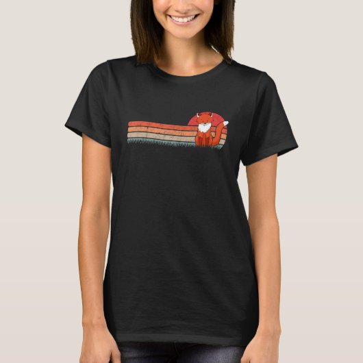 Red Fox Vintag 4 T-Shirt (Vorderseite)
