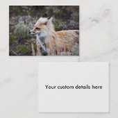 Red Fox - Visitenkarte (Vorne/Hinten)