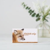 Red Fox Visitenkarte (Stehend Vorderseite)