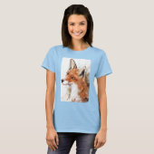 Red Fox Wall Art Forest T-Shirt (Vorne ganz)