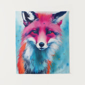 Red Fox Wandteppich (Vorderseite)