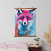 Red Fox Wandteppich Mit Holzrahmen (Schlafzimmer)