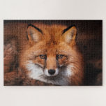 Red Fox Wild Woodland Animal Puzzle<br><div class="desc">Dieses Design hat ein rotes Fuchsportrait. #fox #redfox #woodland #forest #animal #wilde #predator #Foto #photography #animalphotography #puzzles #jigsaw #jigsawpuzzle #game #fun #stockingstuffers #secretsanta #gifts #giftforhim #giftsforher #forher #forher</div>