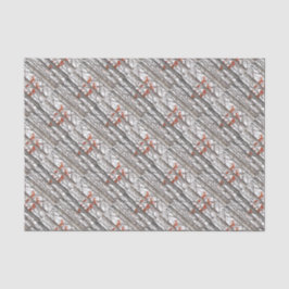 Red Foxes in Woods Art Einmaliges Geschenk Wrap Seidenpapier