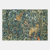 RED FOXES UNTER WEISSEN GRÜNEN BLÄTTER UND FOLIAGE (Vorderseite 3)