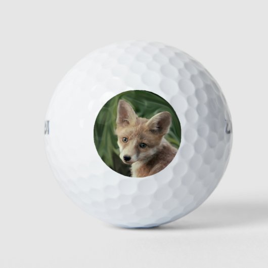 Red Foxy Foto Golfball (Vorderseite)