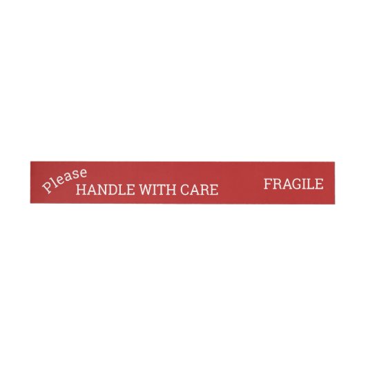 Red Fragile Handle mit vorsichtigem Versand  (Person)