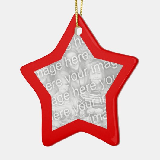 Red Frame Star Ornament (Links)