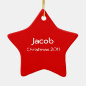 Red Frame Star Ornament (Hinten)