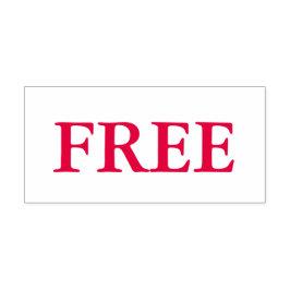 Red Free Permastempel