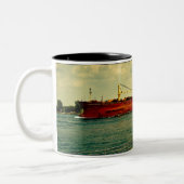 Red Freighter Zweifarbige Tasse (Links)