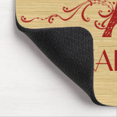 Red French Blüh Mousepad (Ecke)