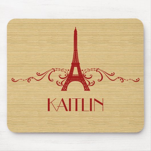 Red French Blüh Mousepad (Vorne)