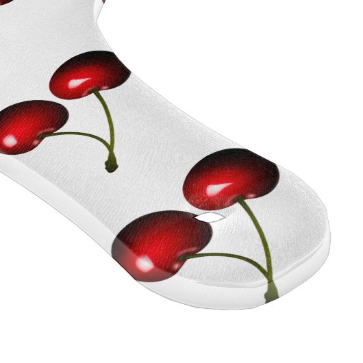 Red Fresh Sweet Cherries Schneidebrett (Ecke)