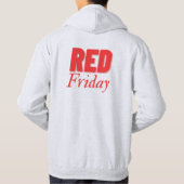Red Friday hoodie (Rückseite)