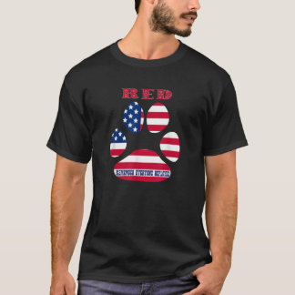 RED Friday Military Service Dogs  Veteran Gift Ide T-Shirt