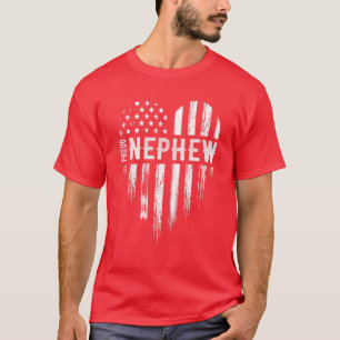 Red Friday Stolz Nephew Support Tante Uncle Milita T-Shirt